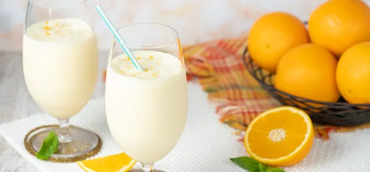 Orange Yogurt Smoothie Recipe SideChef