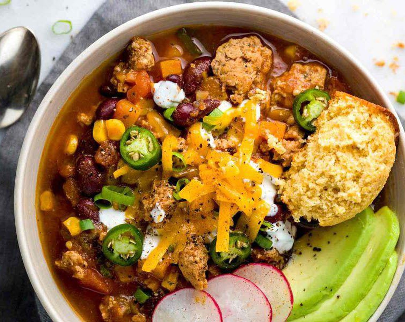 Slow Cooker Turkey Chili