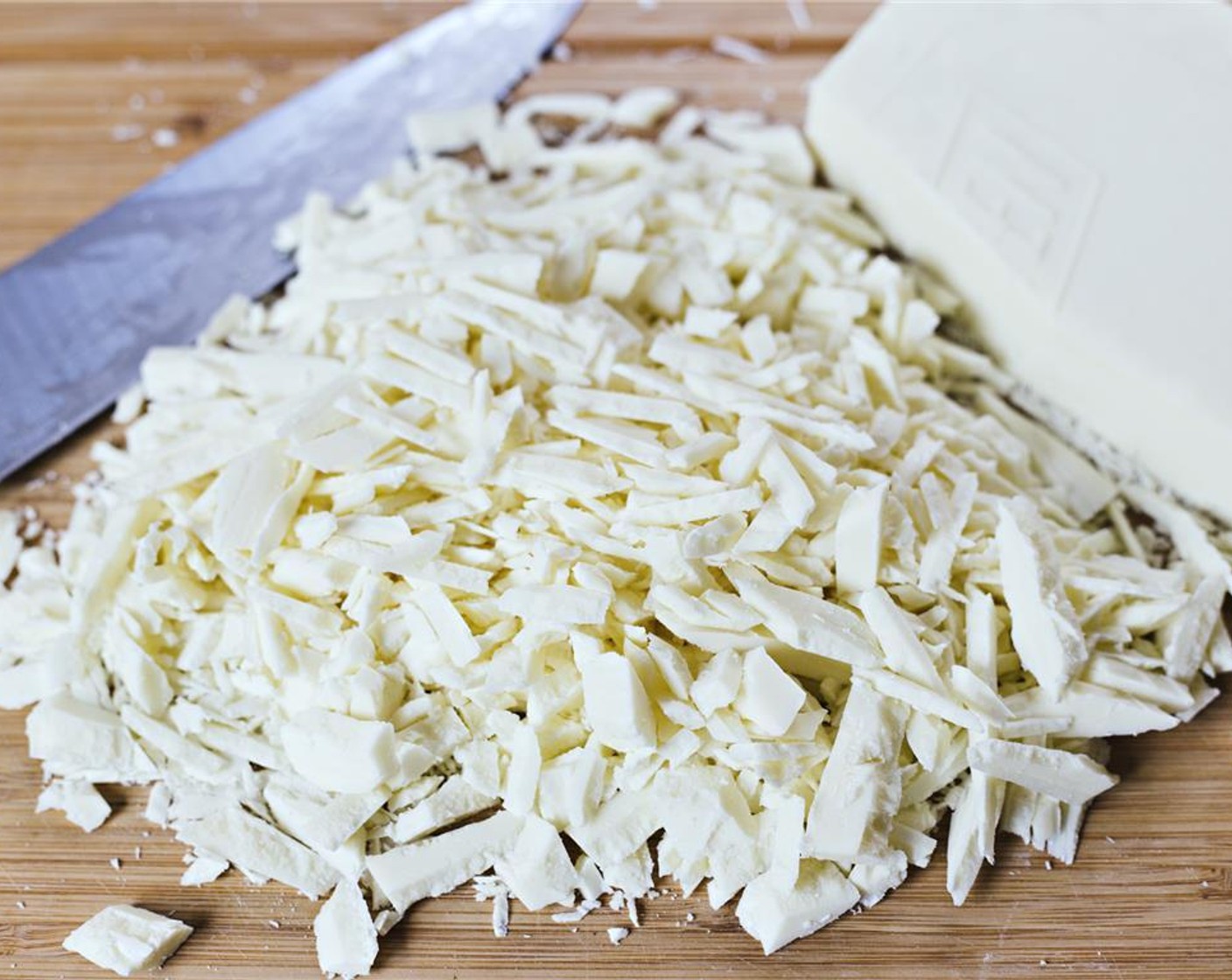 step 1 Finely chop the White Chocolate (1 1/2 cups).