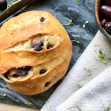 No-Knead Olive Bread Recipe | SideChef