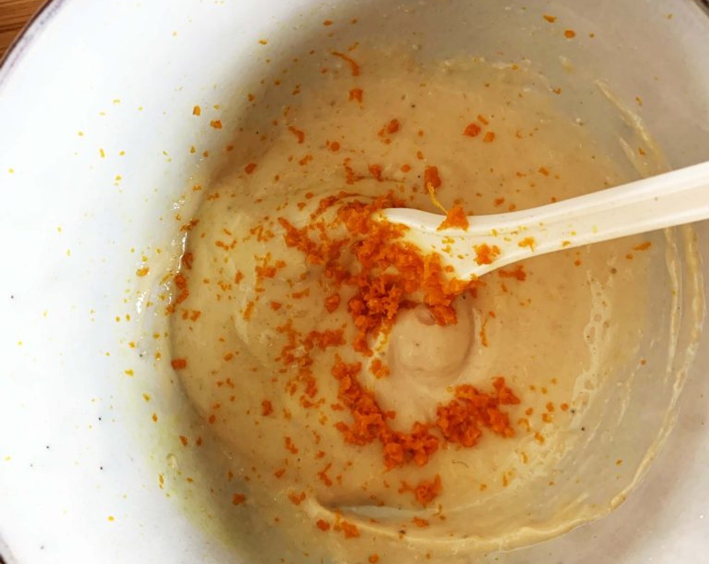 step 3 Add in the Orange Zest (1).