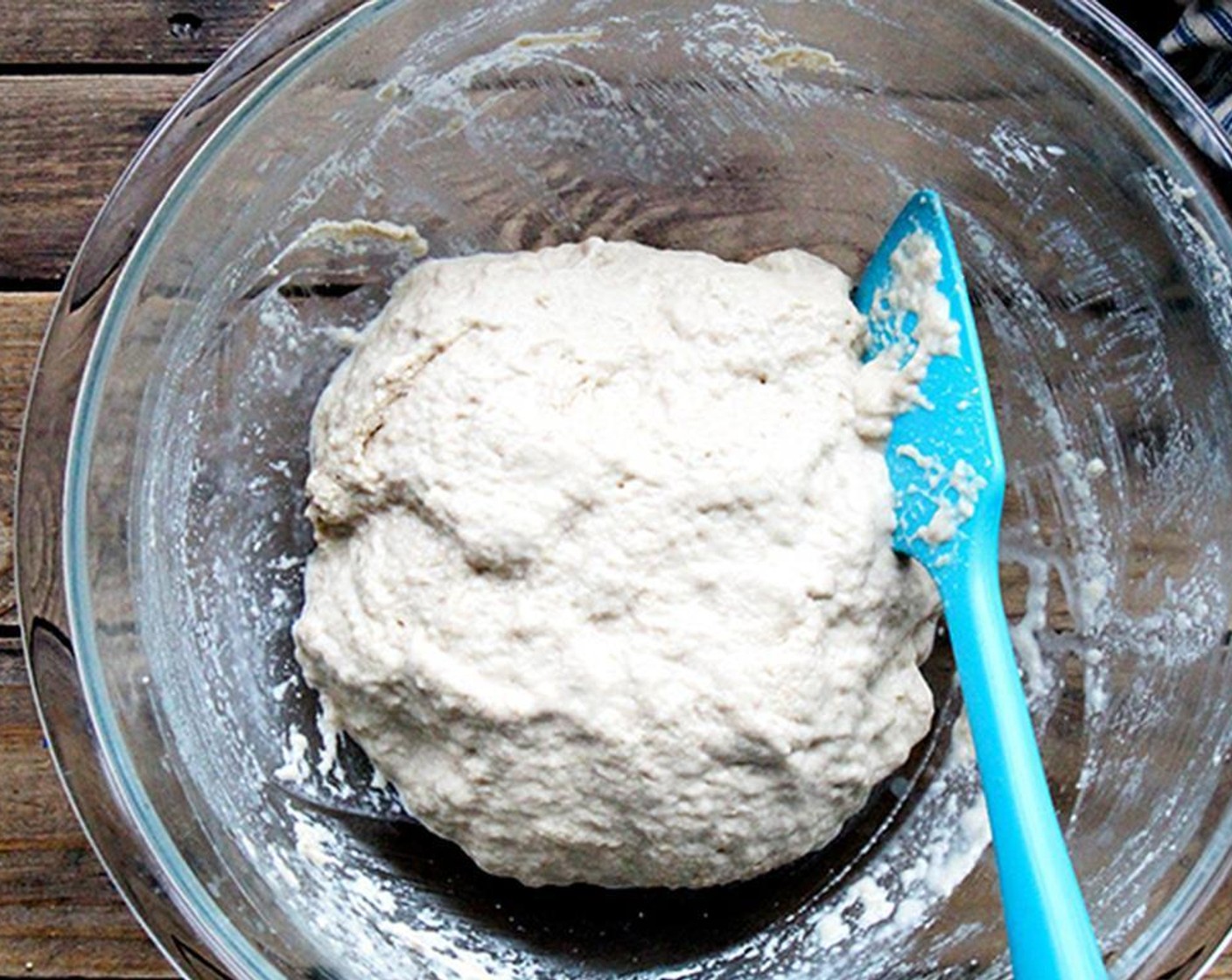 step 3 Dissolve the Baking Soda (1/4 tsp) in Water (3 Tbsp). Add it to the batter and stir to combine. Let the dough rest 10 minutes.