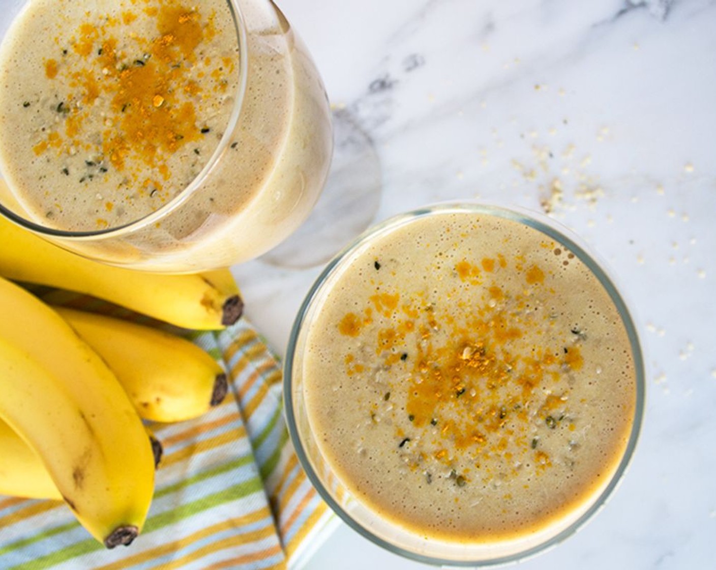 Turmeric Banana Smoothie with Ginger