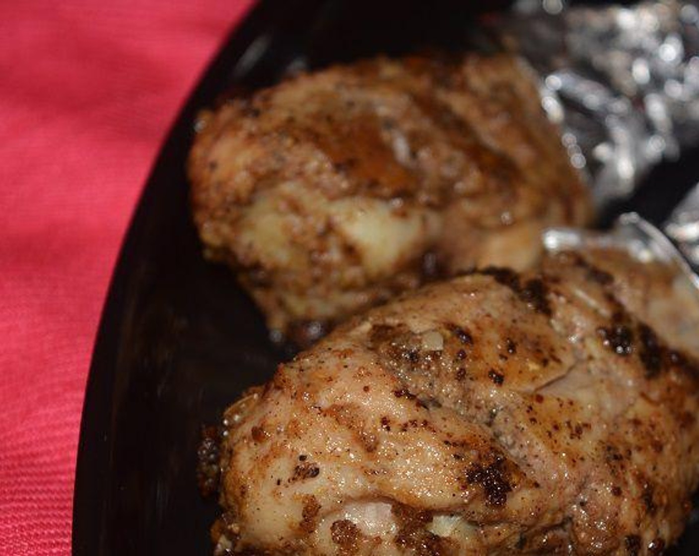 step 6 Arrange the chicken in the tray and put them in the oven for 15 minutes. Take it out and brush with some Oil (as needed). Bake again for 15 minutes. Reduce the oven temp to 350 degrees F (180 degrees C). Now flip over and bake it for 15 minutes. Take it out and brush with some oil, bake again for 15 minutes.