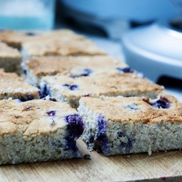 Blueberry Coconut Protein Squares Recipe | SideChef