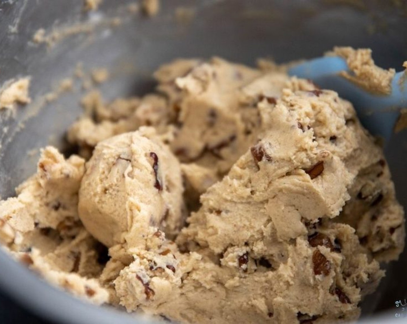 step 5 Add dry ingredients and mix until well combined. The dough will be soft but it shouldn't stick to your hands.