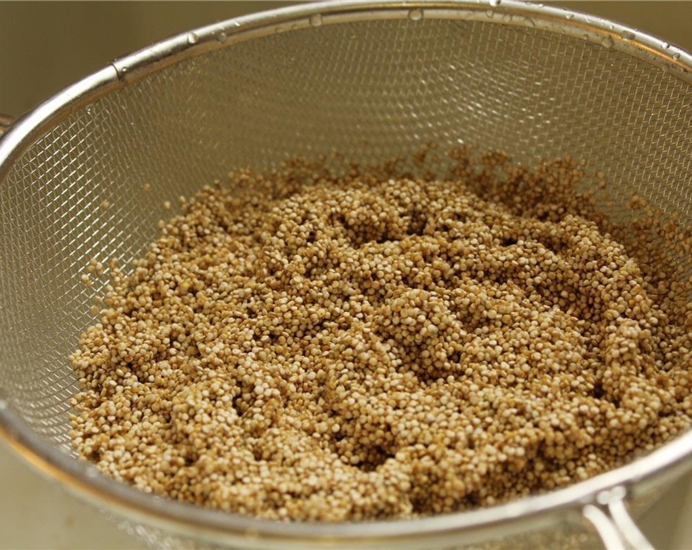 step 1 Rinse Quinoa (1 cup) thoroughly.