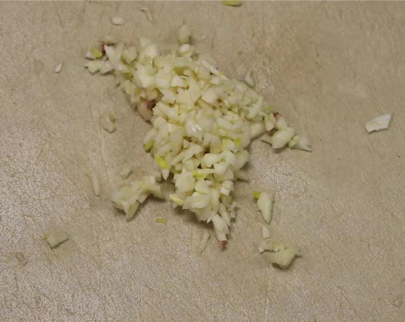 step 3 Mince Garlic (3 cloves).