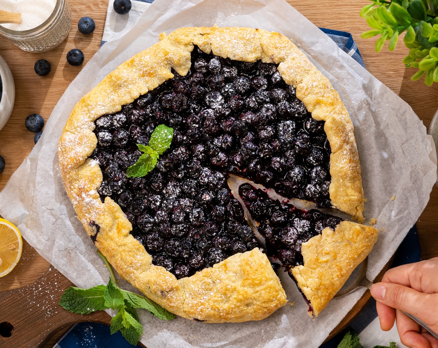 Summer Blueberry Galette