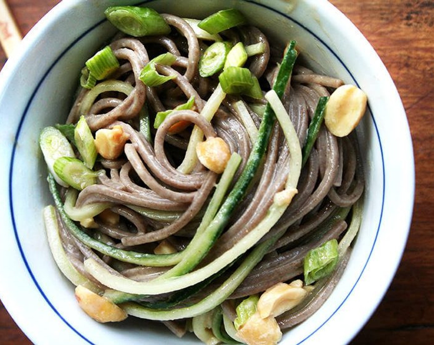 Soba Noodles with Peanut Dressing