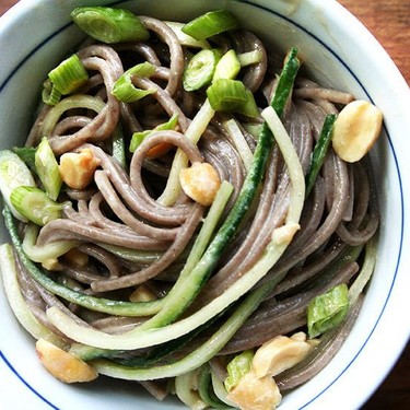 Soba Noodles with Peanut Dressing Recipe | SideChef
