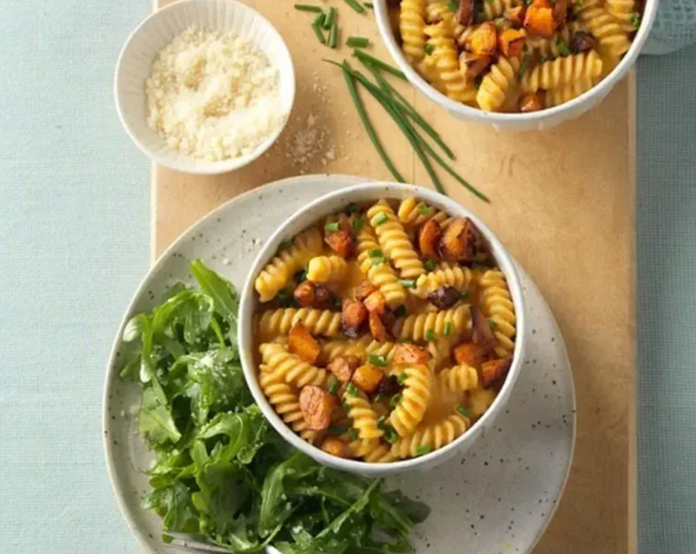 Chickpea Rotini Creamy Butternut Squash Mac and Cheese