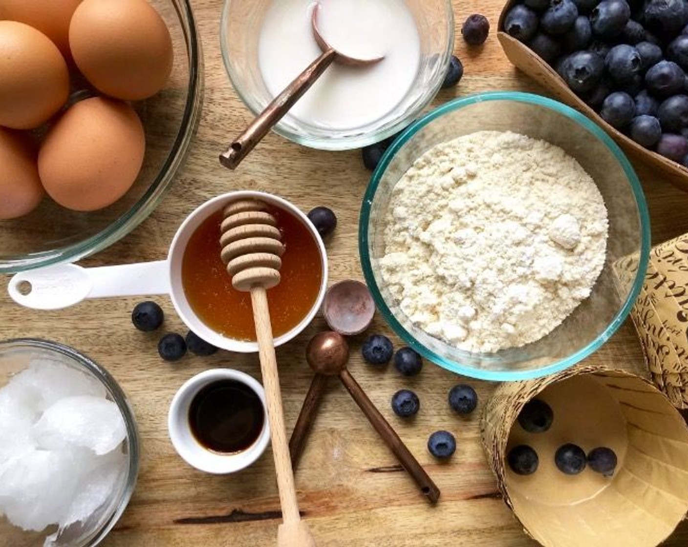 step 2 In a bowl, sift together the Coconut Flour (1/2 cup), Baking Powder (1/2 tsp), and Salt (1 pinch). Set aside.