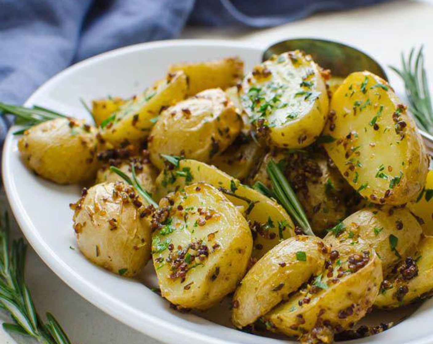 Rosemary-Mustard Potatoes