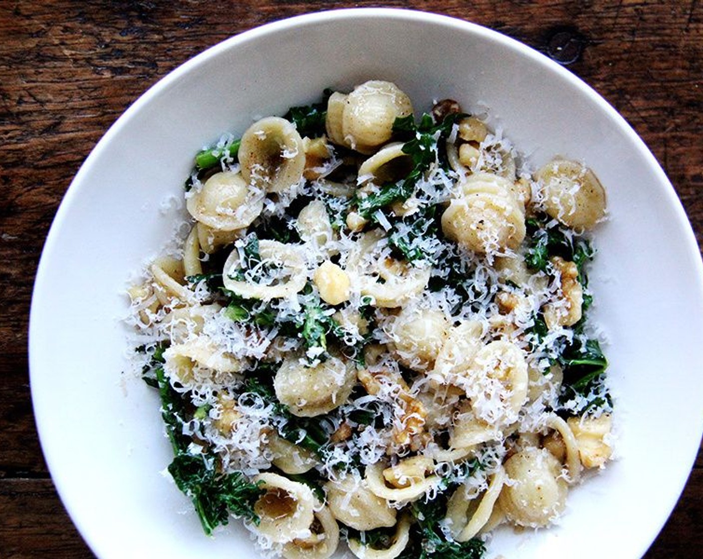 Orecchiette with Brown Butter, Swiss Chard, and Walnuts