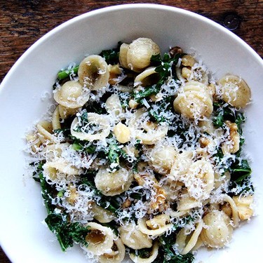 Orecchiette with Brown Butter, Swiss Chard, and Walnuts Recipe | SideChef