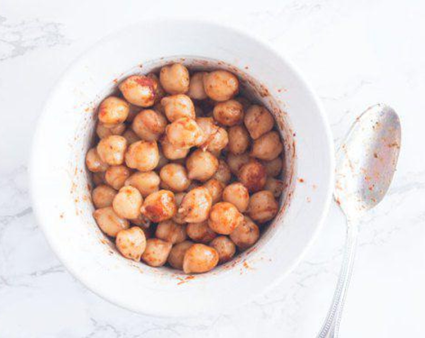 step 2 Add GOYA® Chick Peas (1/2 cup) and Quinoa (1/2 cup). Sprinkle with Paprika (1/2 tsp).
