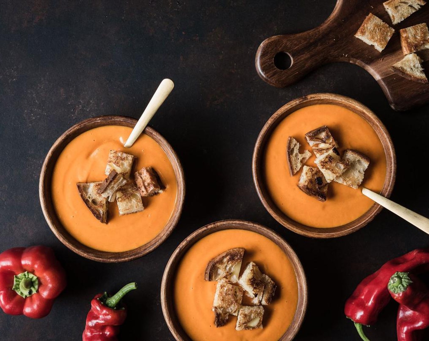 Roasted Red Pepper Sweet Potato Soup