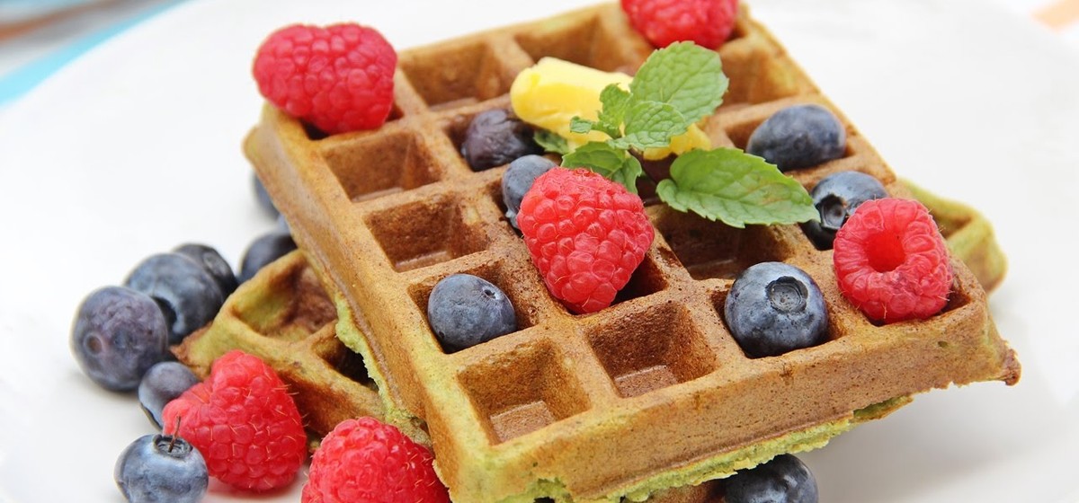 GlutenFree Pandan Waffles Recipe SideChef