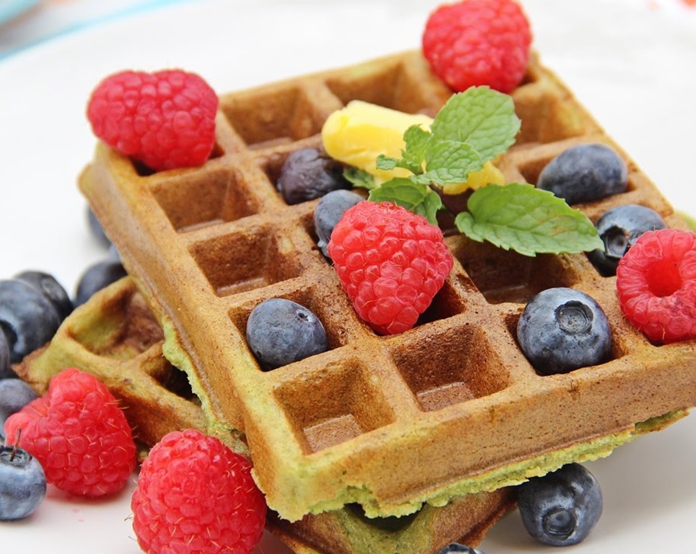 Gluten-Free Pandan Waffles