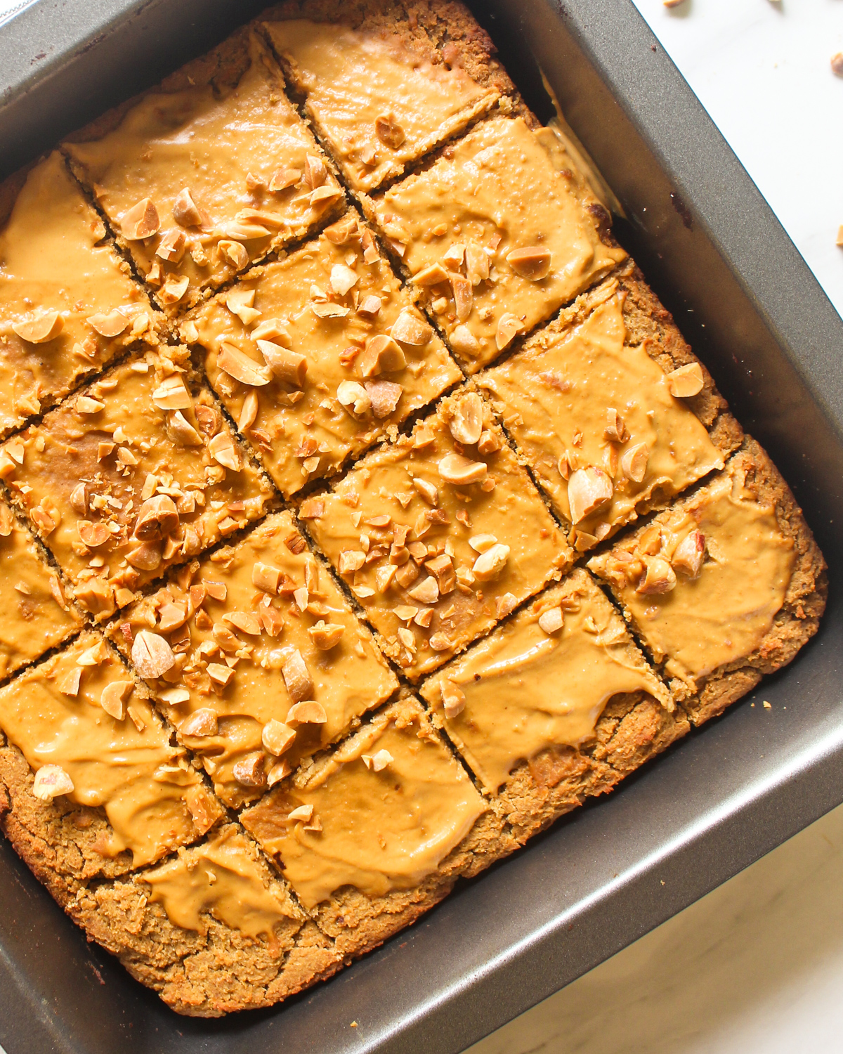 Flourless Peanut Butter Chickpea Blondies Recipe SideChef