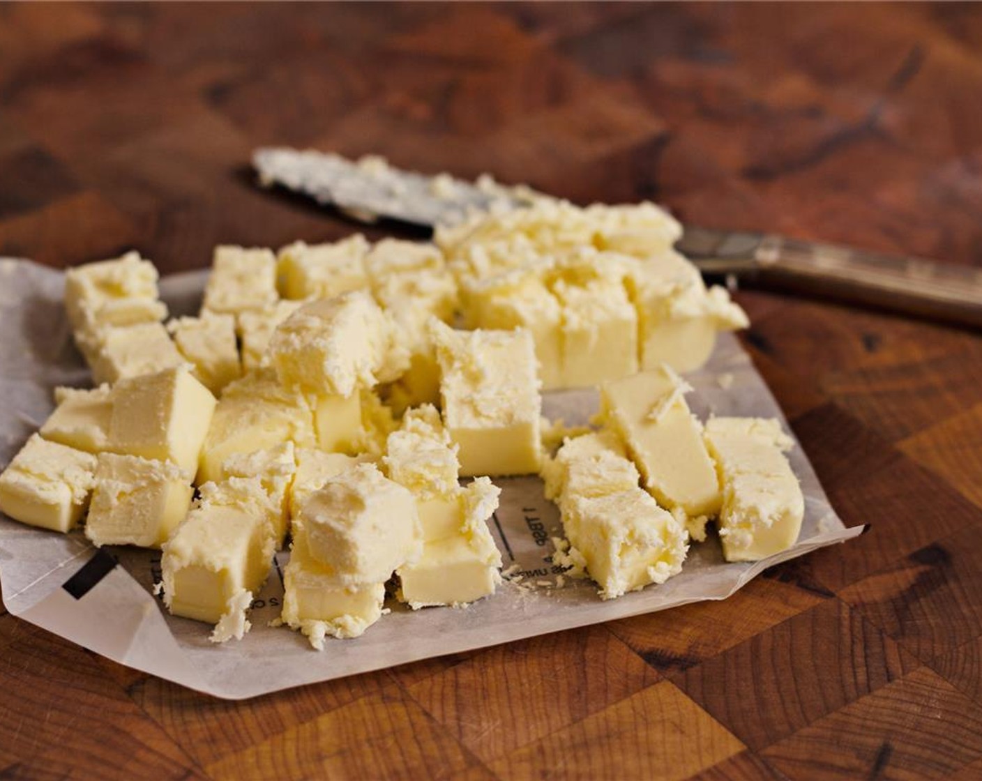 step 1 Cut the Butter (1/2 cup) into cubes.