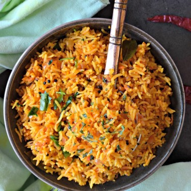South Indian Style Tomato Rice Recipe | SideChef