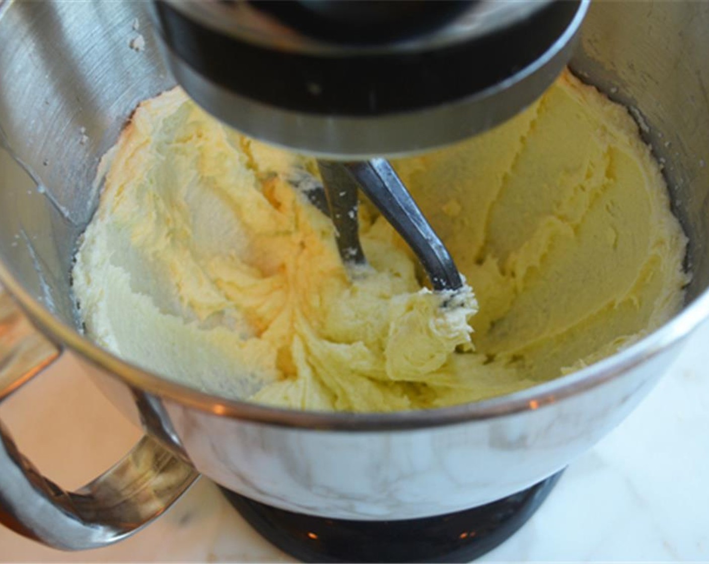step 4 Add the Farmhouse Eggs® Large Brown Eggs (2), one at a time, scraping down the bowl and mixing well after each addition. Beat in the Vanilla Extract (2 tsp).