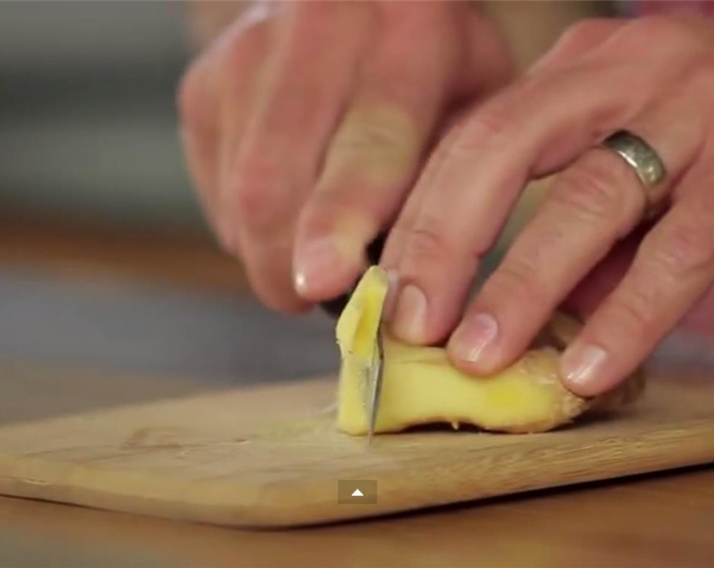 step 1 Prepare the Fresh Ginger (4 slices) and dice it up a bit.