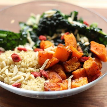 Butternut Squash & Cranberry Quinoa Bowl Recipe | SideChef