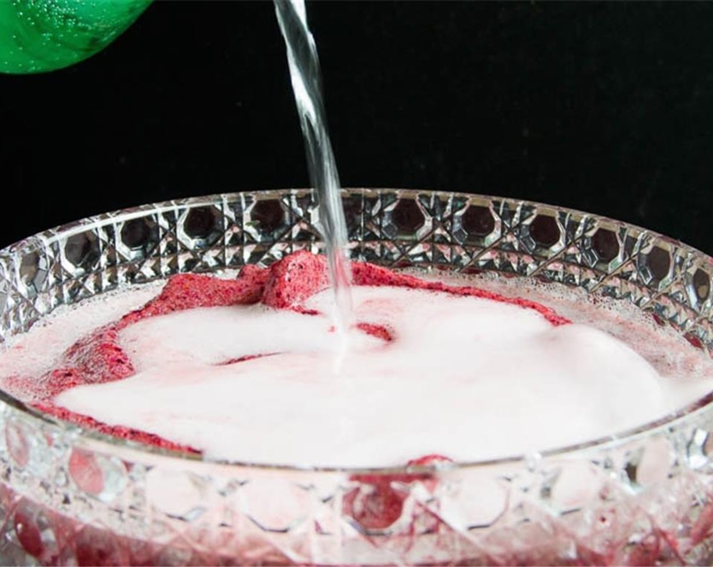 step 2 Transfer the slushy fruits to a large punch bowl and add the Sprite (2 cups) just before serving.