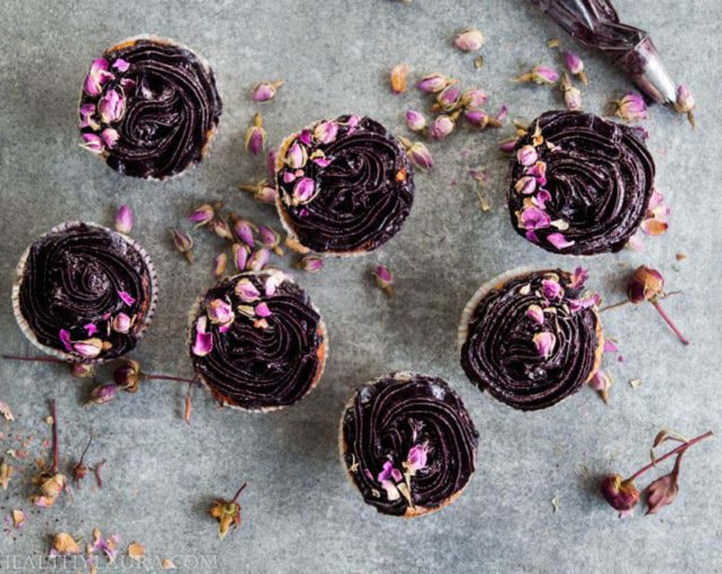 step 12 Sprinkle on Edible Flowers (to taste) and Fresh Blueberries (to taste). Serve and enjoy!