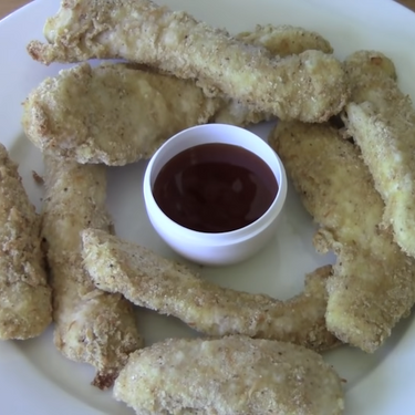 Cheesy Chicken Strips Recipe | SideChef