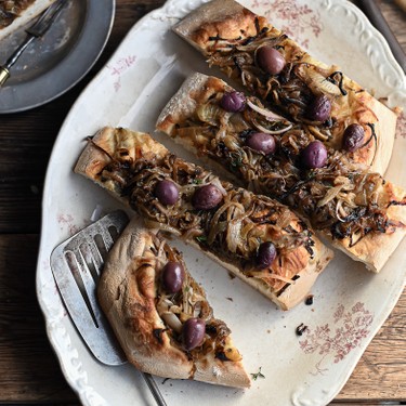 Anchovy Shallot Focaccia Recipe | SideChef