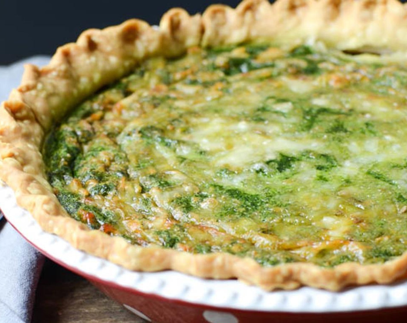 Homemade Spinach Gruyere Quiche Recipe | SideChef