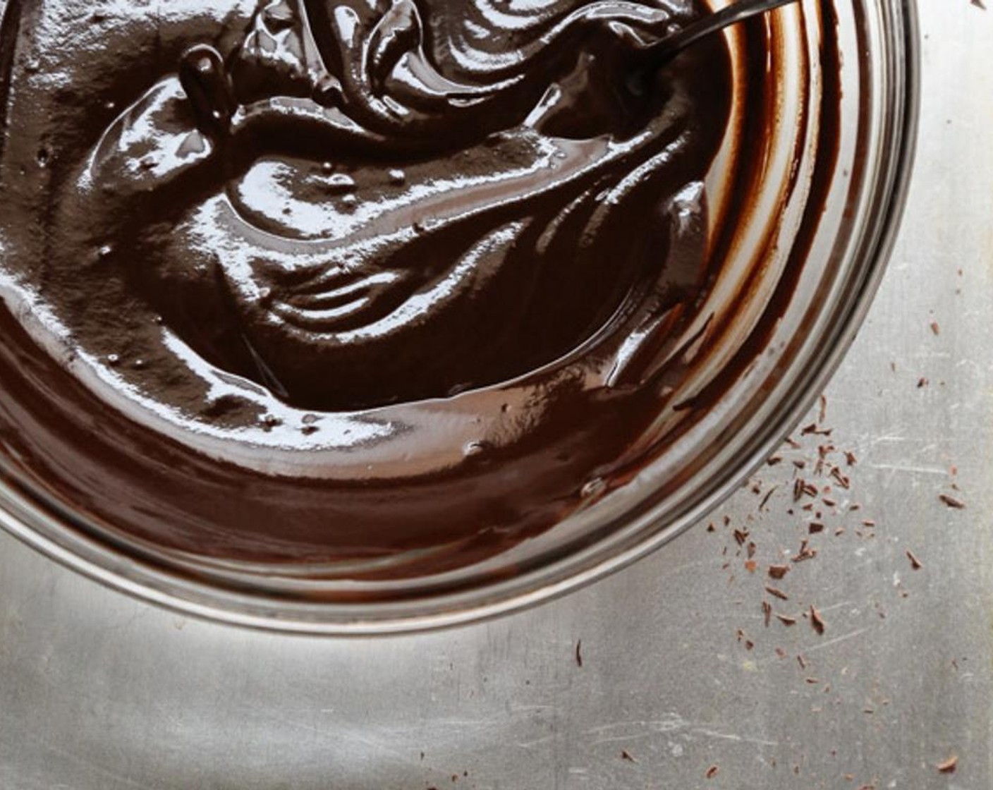 step 2 Stir in the 70% Dark Chocolate (1 2/3 cups) and place a bowl or lid over the top of the bowl to lock in the heat. Let rest for 5 minutes, then mix until smooth.
