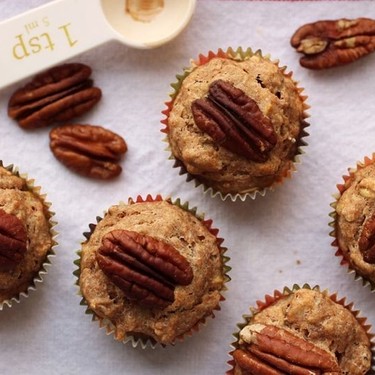 Maple Pecan Banana Mini Muffins Recipe | SideChef