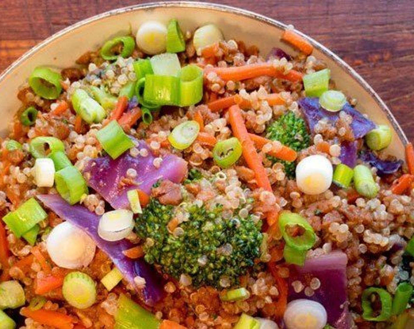 Vegan Beef Quinoa Bowl