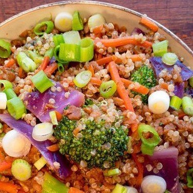 Vegan Beef Quinoa Bowl Recipe | SideChef