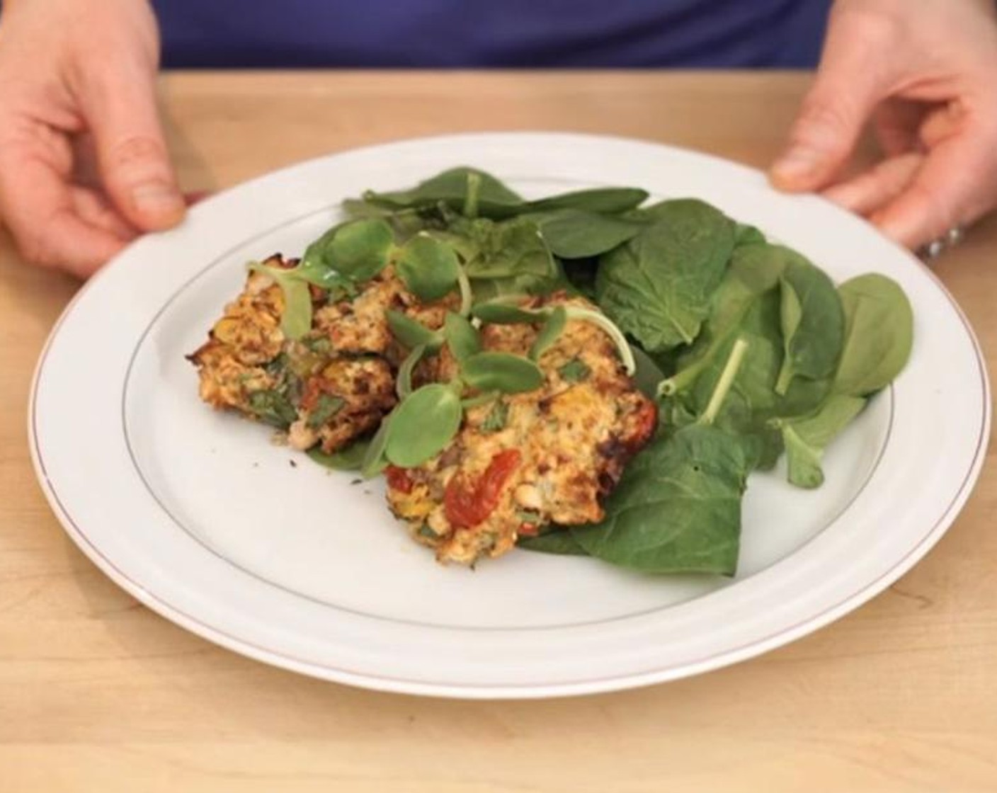 Tomato and Herb Veggie Burgers