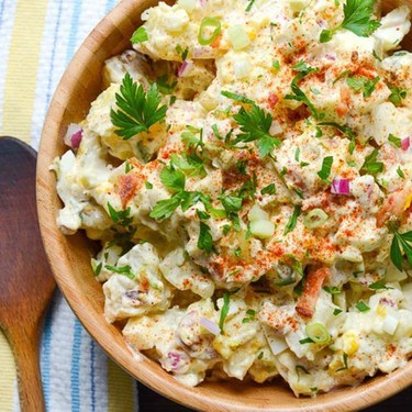 Bacon and Egg Potato Salad Recipe | SideChef