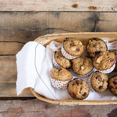 Cacao Chip Banana Muffins Recipe | SideChef