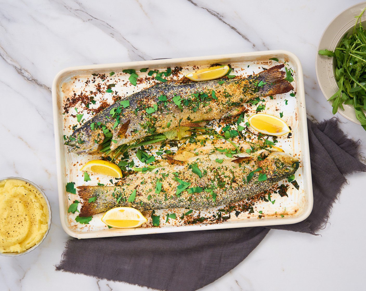 Baked Parsley Trout