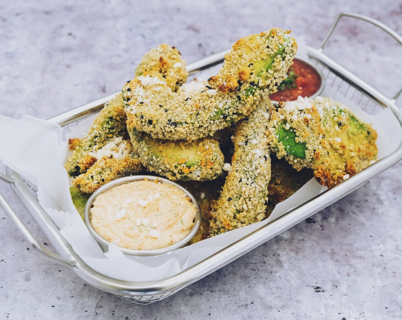 Avocado Fries with Spicy Chipotle Mayo