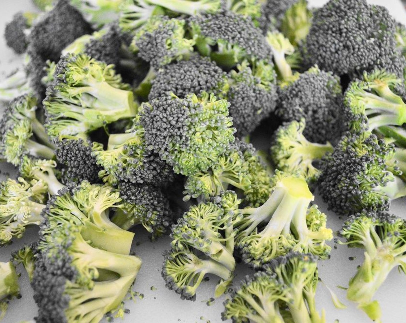 step 2 Transfer the Broccoli (1 head) to a baking dish and give them a generous drizzle of Olive Oil (as needed) and a sprinkle of Salt (to taste).