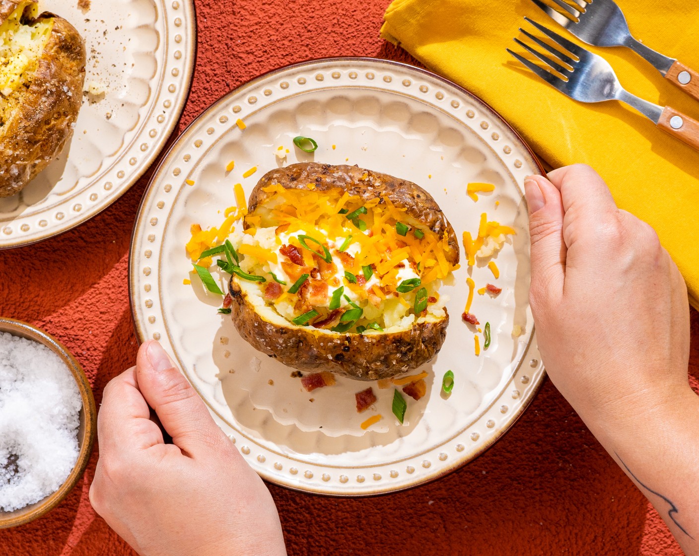 Air Fryer Baked Potatoes