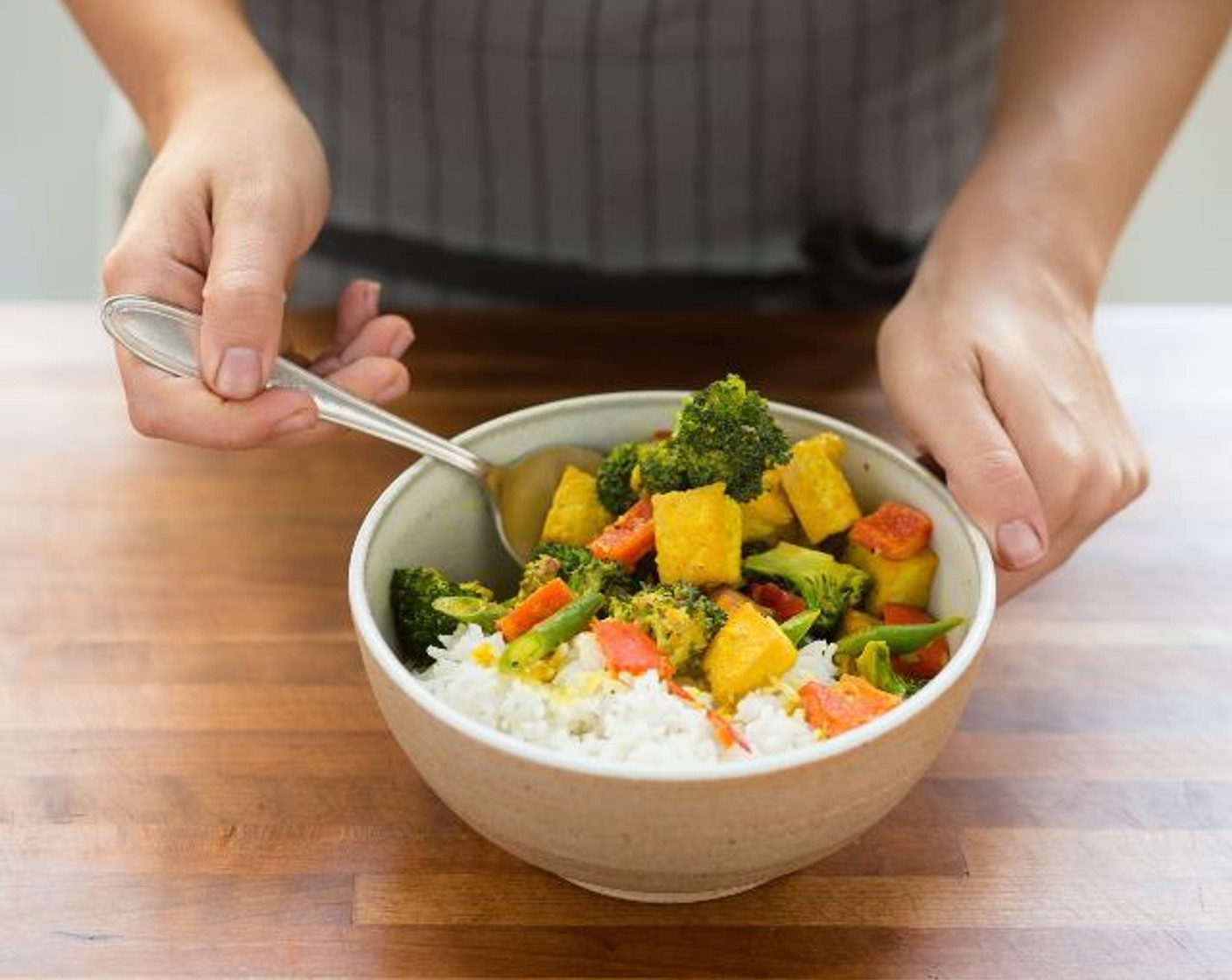 Vegetable Tofu Coconut Curry