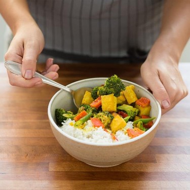 Vegetable Tofu Coconut Curry Recipe | SideChef