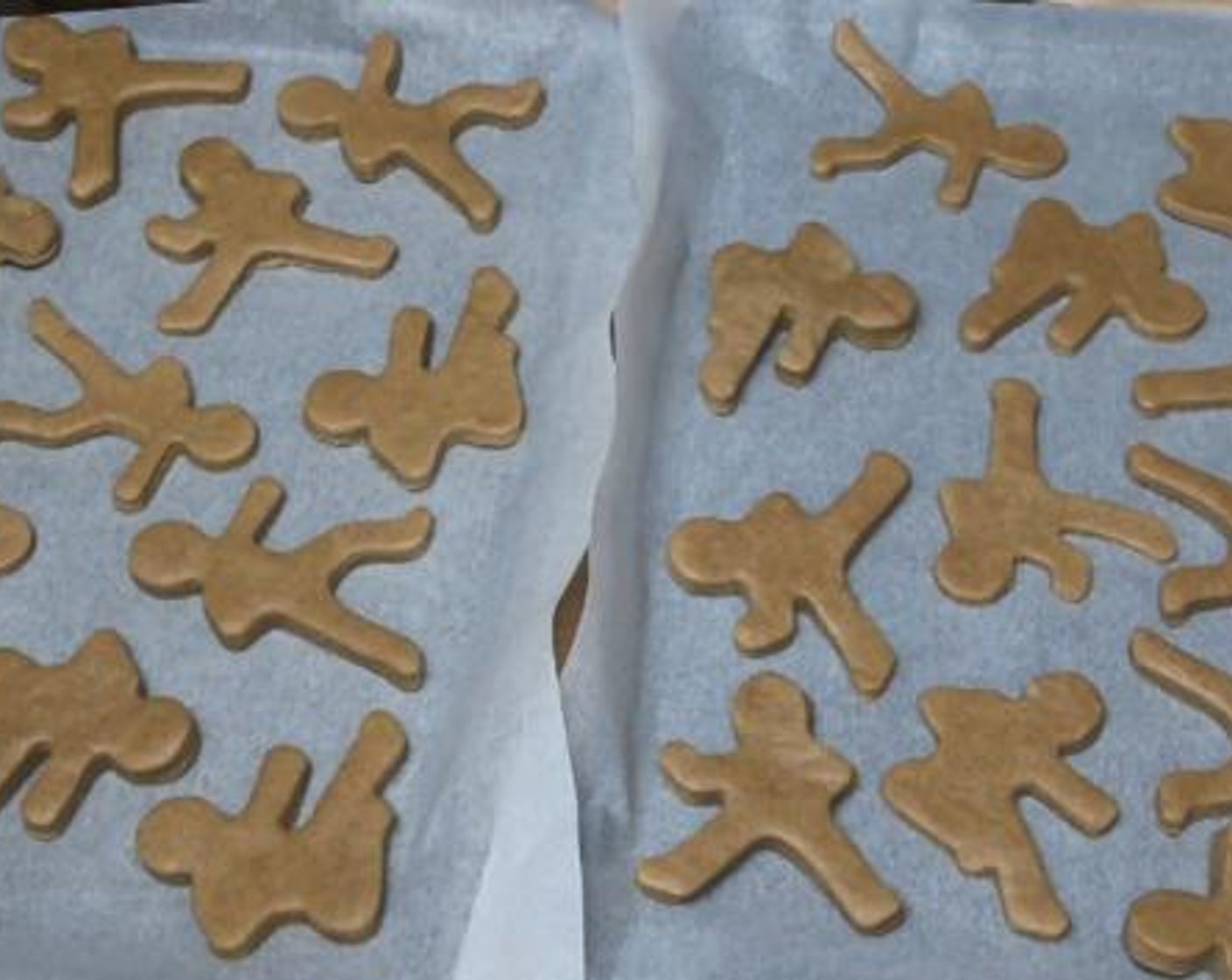 step 5 Using cookie cutters, cut the dough into small cookies. Bake inside a preheated oven under 180 degrees C (350 degrees F), for about 25 minutes.