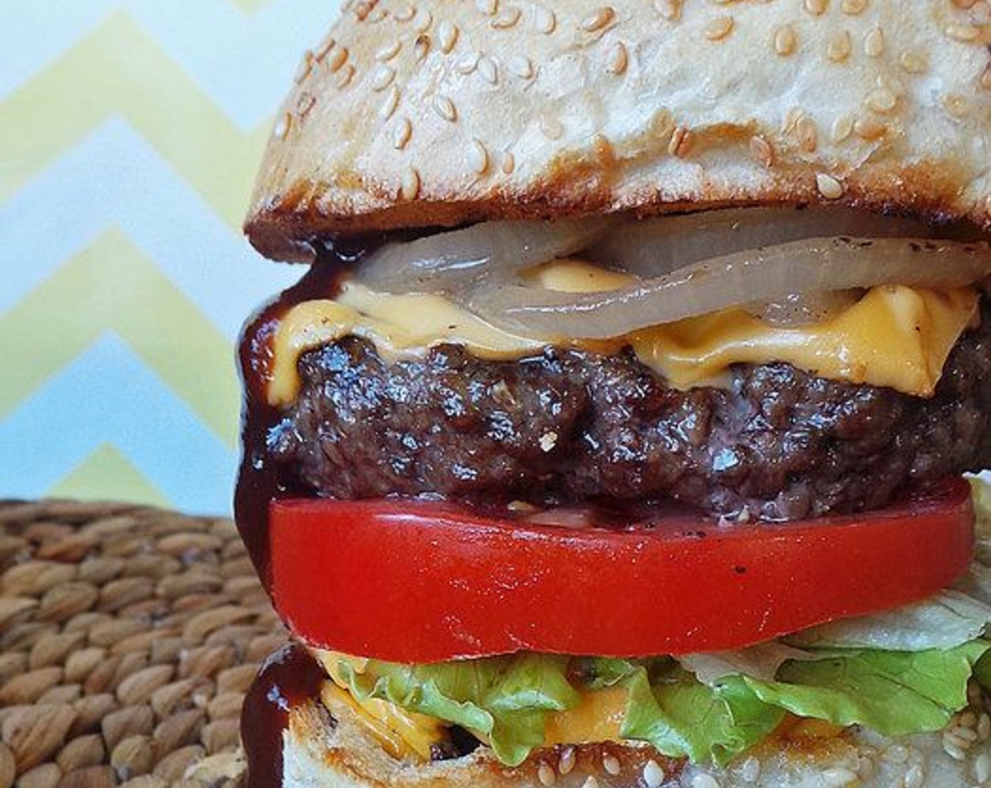 step 8 Allow to rest a few minutes before placing on the Hamburger Buns (4). Assemble burgers with your favorite toppings. Enjoy!